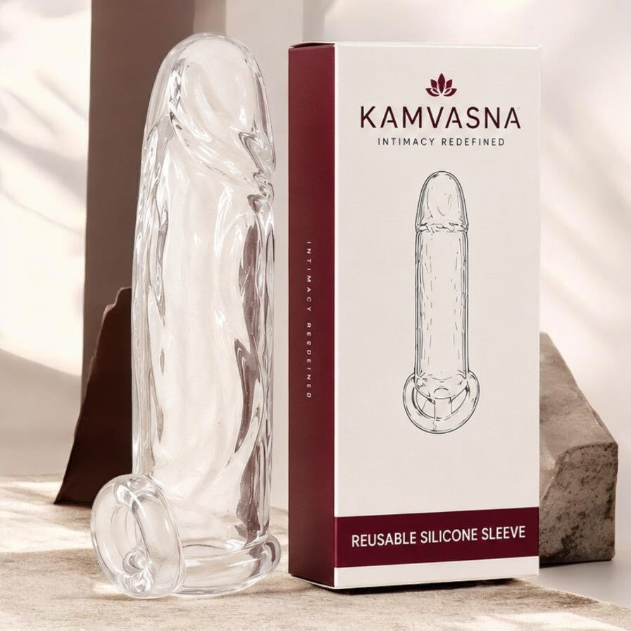 6inch Transparent Silicone Condom|| Washable And Reusable