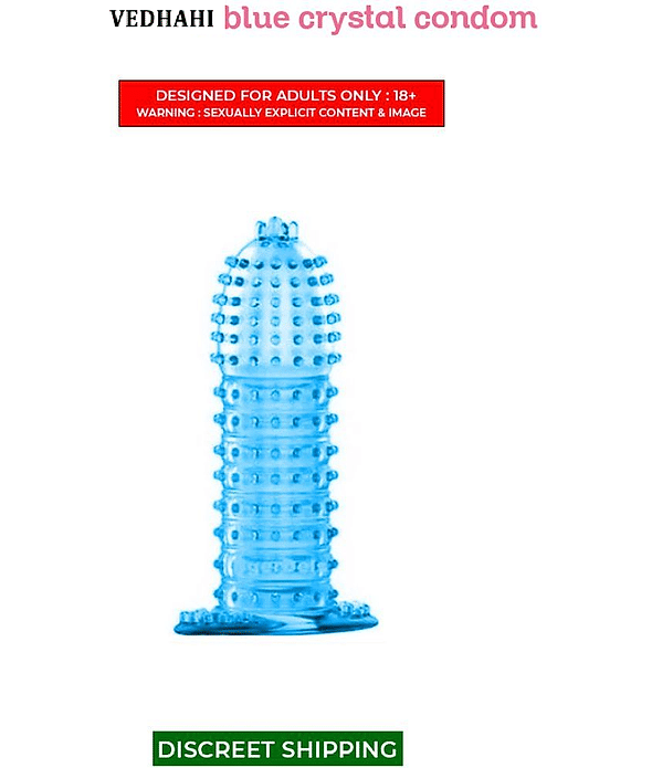 Crystal Silicon Doted  Condom Reusable