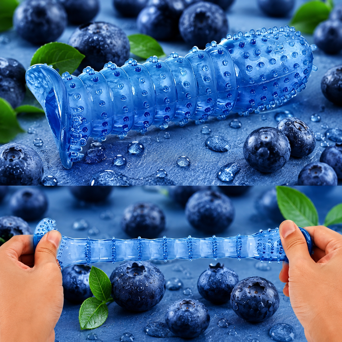 Crystal Silicon Doted  Condom Reusable