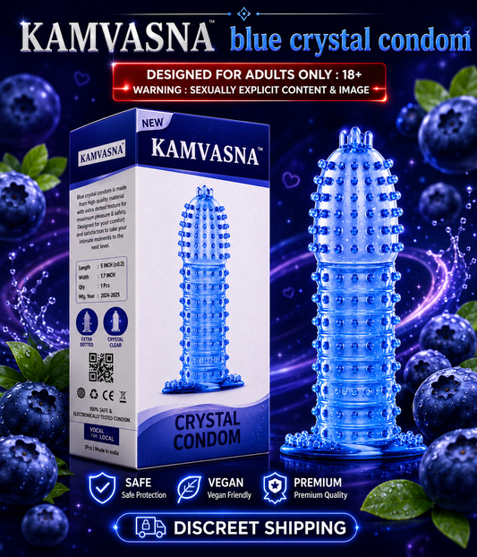 Crystal Silicon Doted  Condom Reusable